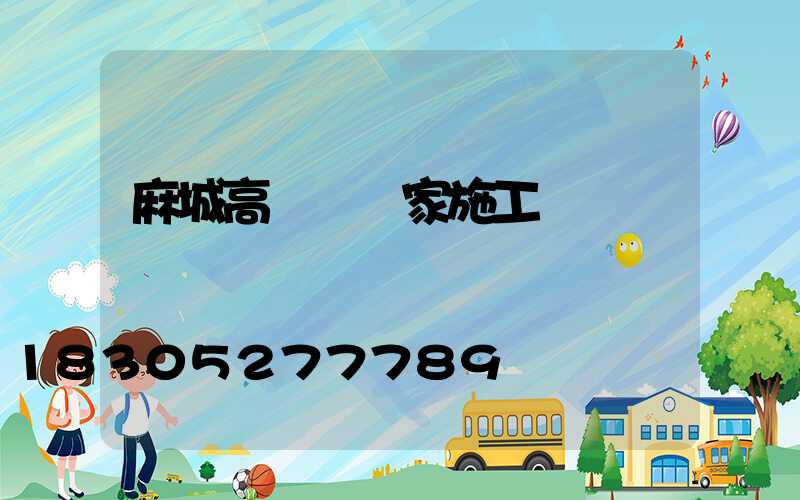 麻城高桿燈廠家施工