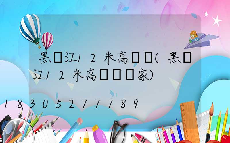 黑龍江12米高桿燈(黑龍江12米高桿燈廠家)